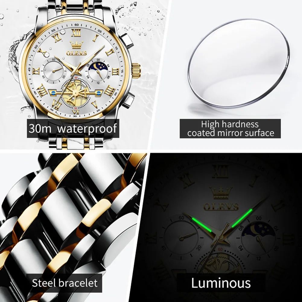 CHENXI Couple Watch Stainless Steel Strap Fashion Men Women Quartz Wristwatches Gifts Items His Hers Watch Sets Free Shipping