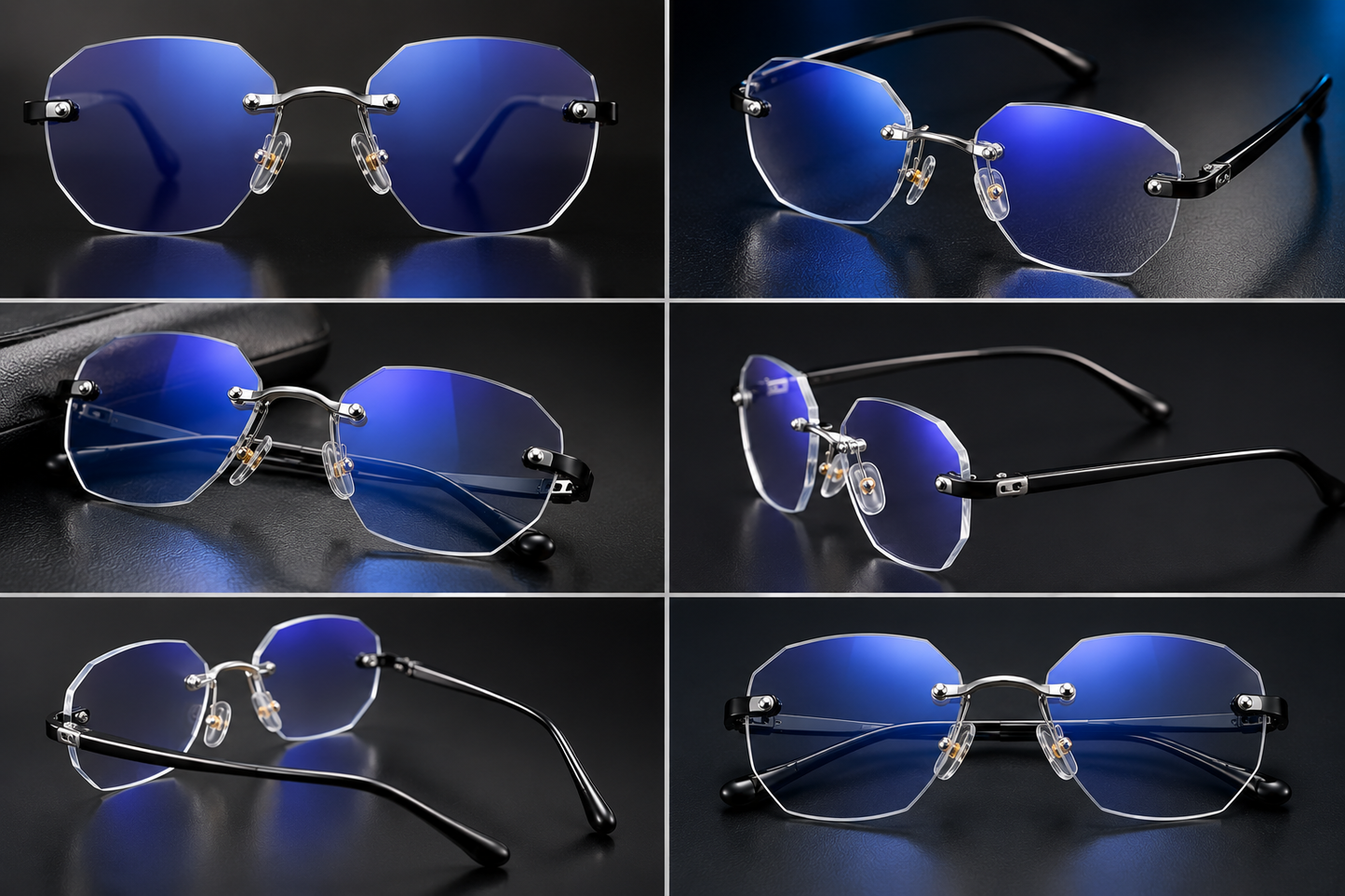Blue Light Blocking Glasses for Computer Glasses for Man &  Women Full Rim Computer Glasses for Boys