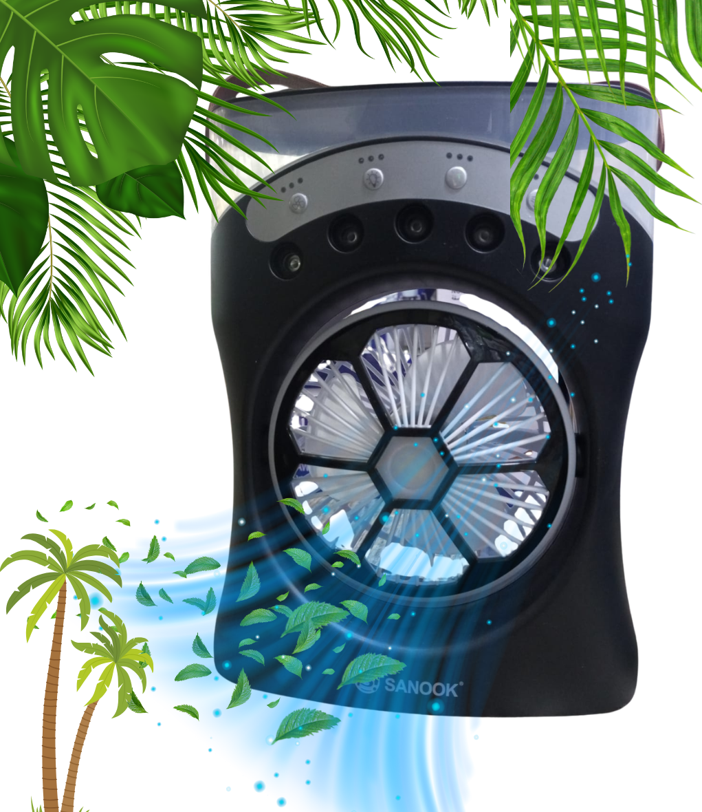 Mini Portable 4-in-1 Rechargeable Mist Fan Air Cooler