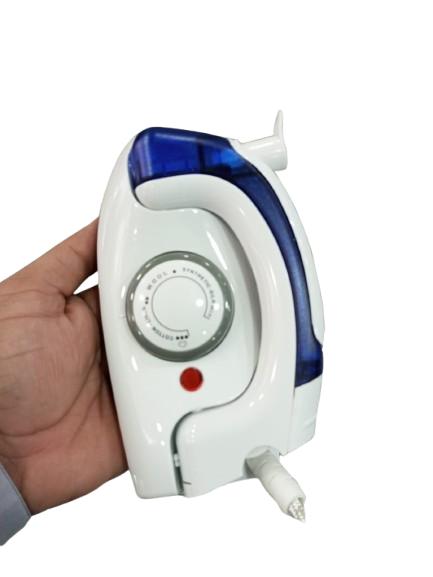 Foldable 3 gears variable temperature control portable manual travel mini iron steam handle rotary 90 degree 700w