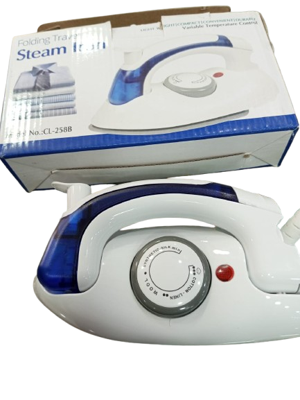Foldable 3 gears variable temperature control portable manual travel mini iron steam handle rotary 90 degree 700w