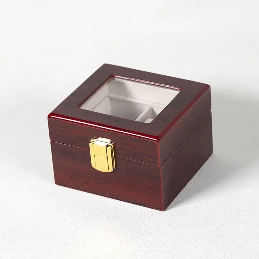 Wooden Watch Box Eco-Friendly Watch Storage Case with 1/2/3/5/6/10/12 Slots Travel Organizer for Men Watch Gift Box